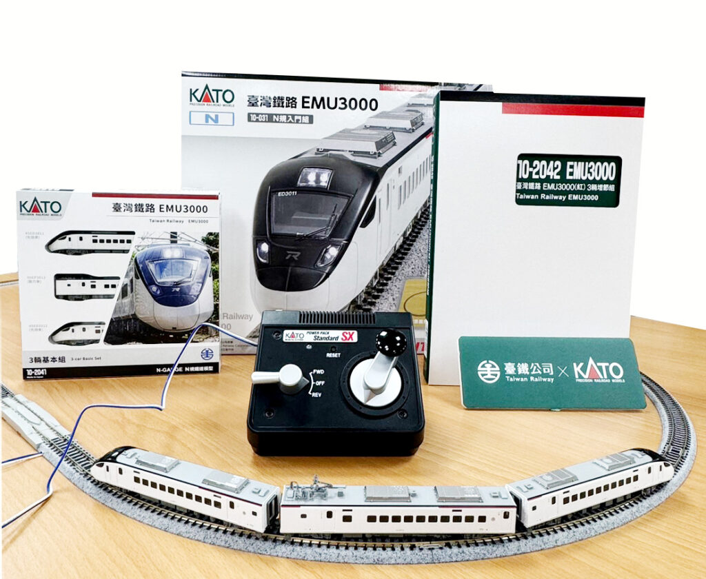 鐵道迷快搶！台鐵emu3000型n規精密模型超夯-3輛組明起開放預購