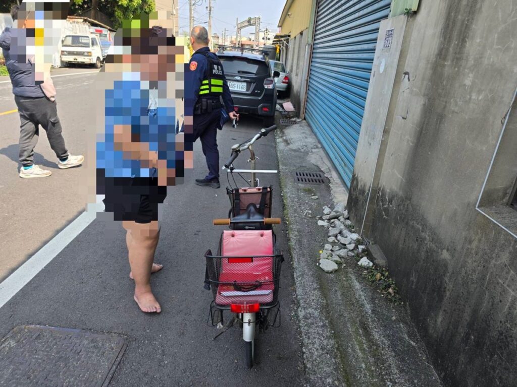 女子住家院內順手行竊腳踏車　員警獲報迅速出擊-竊賊無所遁形
