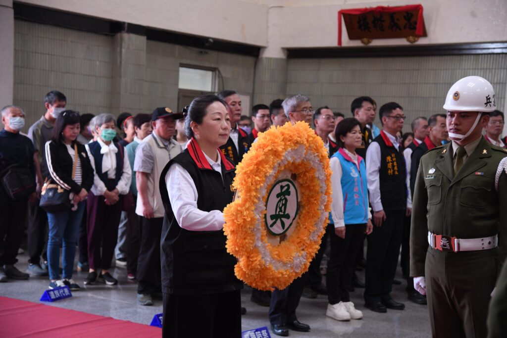 花蓮春祭國殤大典-徐榛蔚致祭緬懷先烈