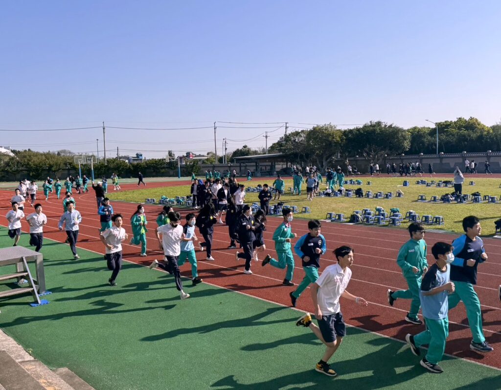 大崙國中培養校園運動風氣-創意環島活動帶學子跑出健康