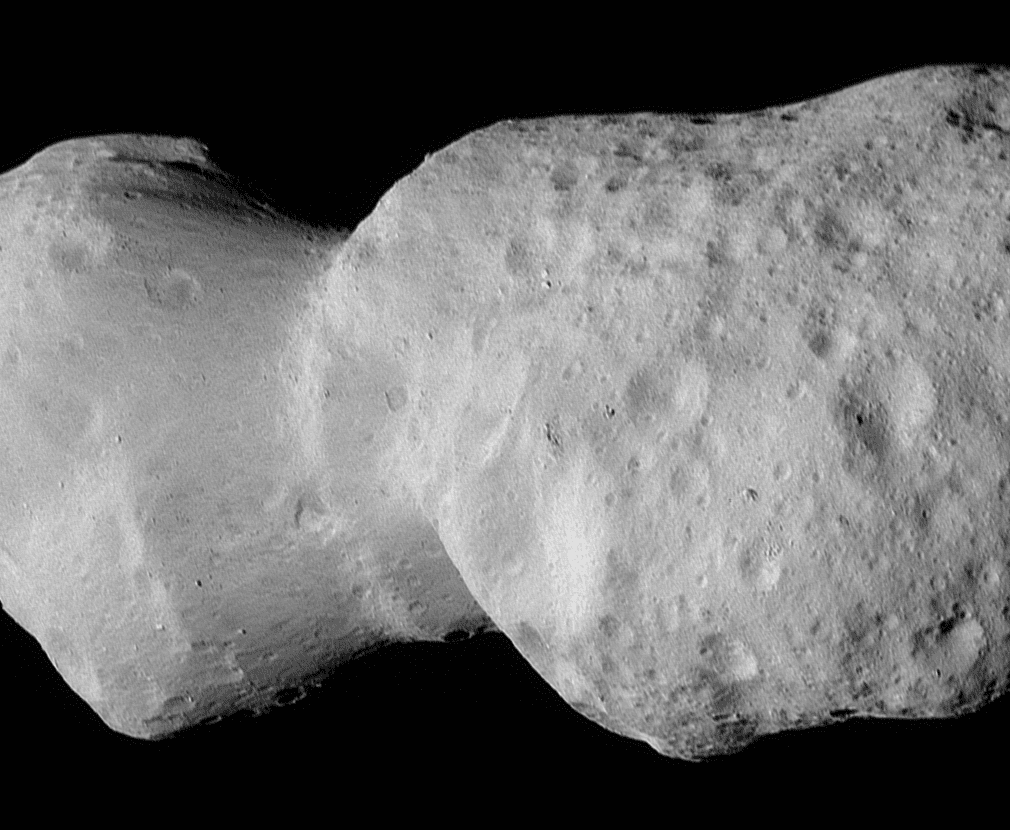 lucy太空船拍下主帶小行星獨特的雙星形狀小行星