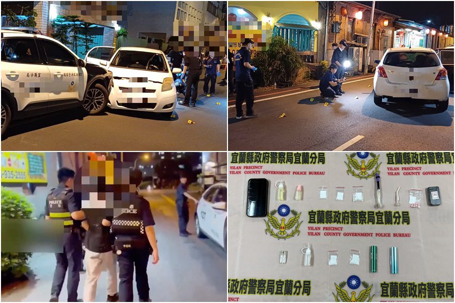影音∕警匪飛車追逐-宜警連開3槍逮1嫌