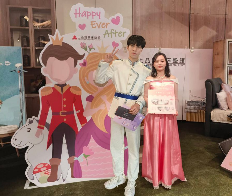 上品寢具床墊館參展台中結婚採購節展人氣-祝福百年好合‧幸福美滿-新人安床添購寢具首選