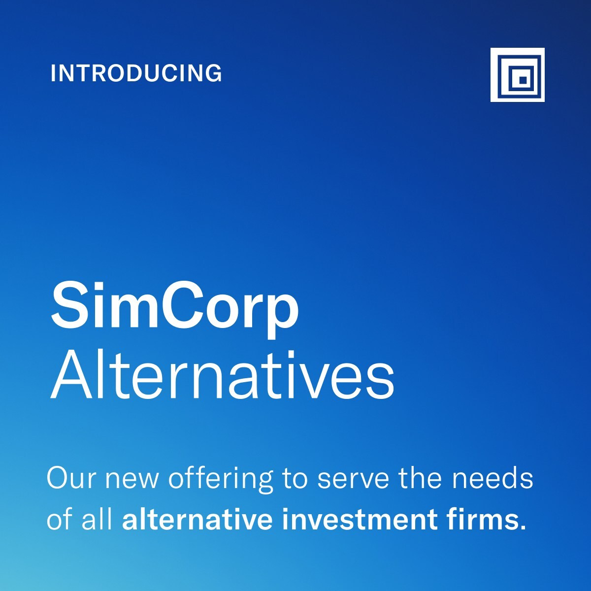 SimCorp 透過 SimCorp Alternatives 改變私募市場投資 - 台北郵報 | The Taipei Post SimCorp 透過 SimCorp Alternatives 改變私募市場投資 - 台北郵報 | The Taipei Post