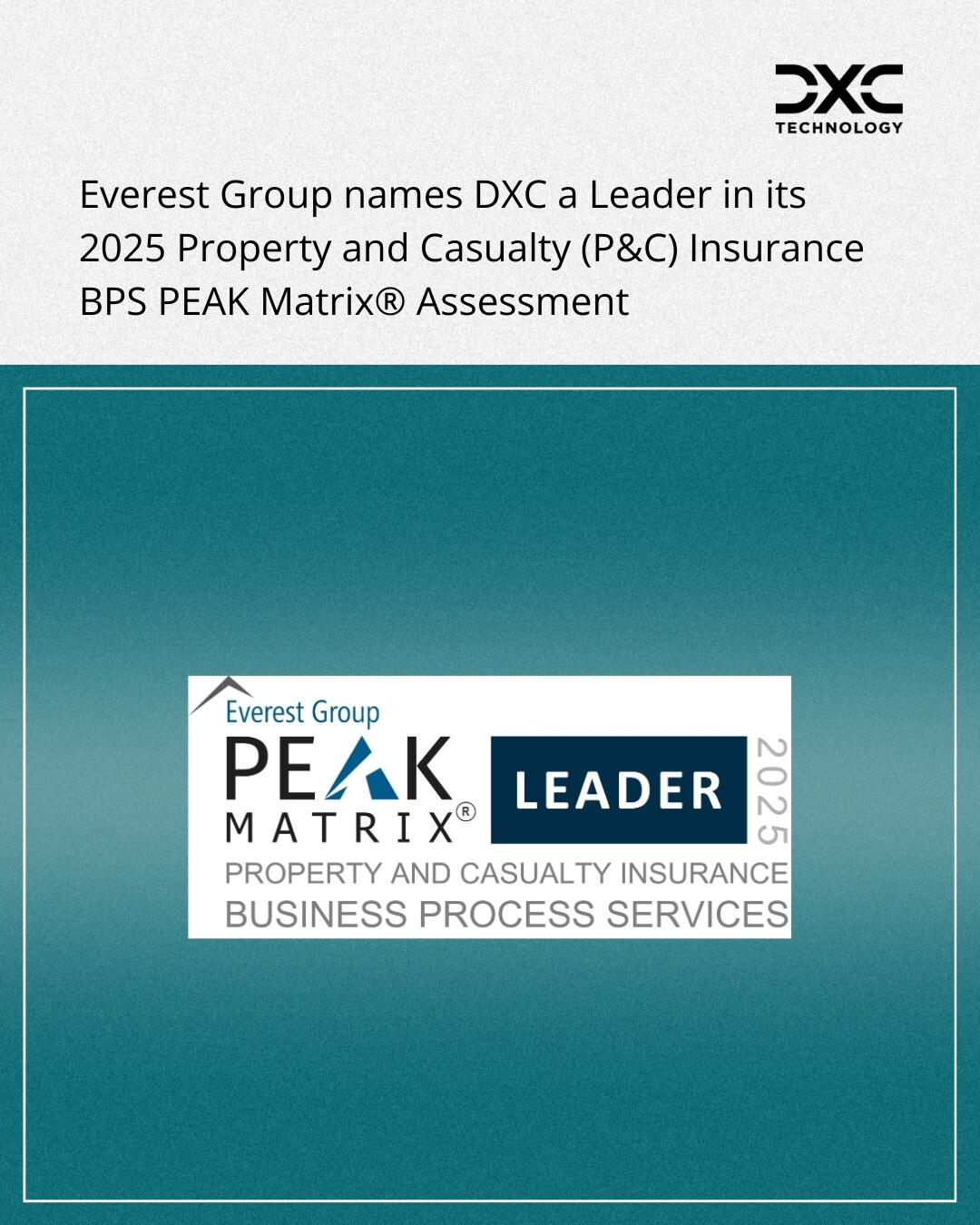 DXC 在 Everest Group 對 BPS 提供者的評估中,獲評為「財產及意外保險領袖」 - 台北郵報 | The Taipei Post DXC 在 Everest Group 對 BPS 提供者的評估中,獲評為「財產及意外保險領袖」 - 台北郵報 | The Taipei Post