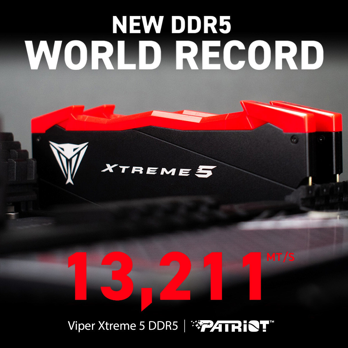 Patriot Viper Xtreme 5 DDR5 突破效能天花板 勇奪 13,211 MT/s DDR5 世界紀錄 - 台北郵報 | The Taipei Post Patriot Viper Xtreme 5 DDR5 突破效能天花板 勇奪 13,211 MT/s DDR5 世界紀錄 - 台北郵報 | The Taipei Post