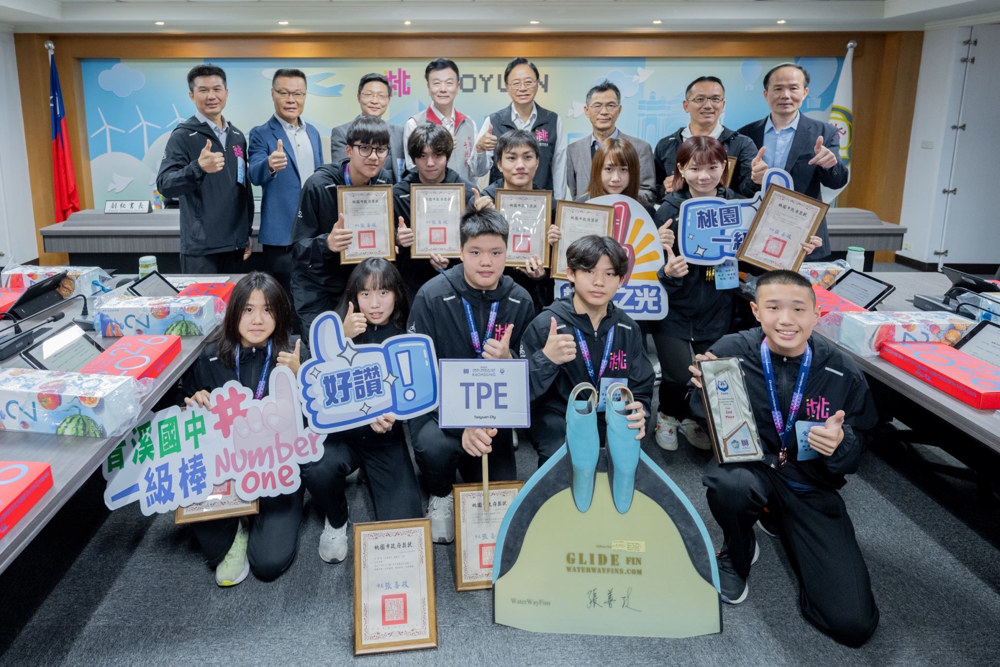 桃園學子世界盃蹼泳巡迴賽表現亮眼 抱回4金6銀5銅 - 台北郵報 | The Taipei Post 桃園學子世界盃蹼泳巡迴賽表現亮眼 抱回4金6銀5銅 - 台北郵報 | The Taipei Post