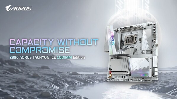 技嘉於 CES 2026 發表全球首創 CQDIMM 技術 實現 256GB 滿載 DDR5-7200 極限效能 - 台北郵報 | The Taipei Post 技嘉於 CES 2026 發表全球首創 CQDIMM 技術 實現 256GB 滿載 DDR5-7200 極限效能 - 台北郵報 | The Taipei Post