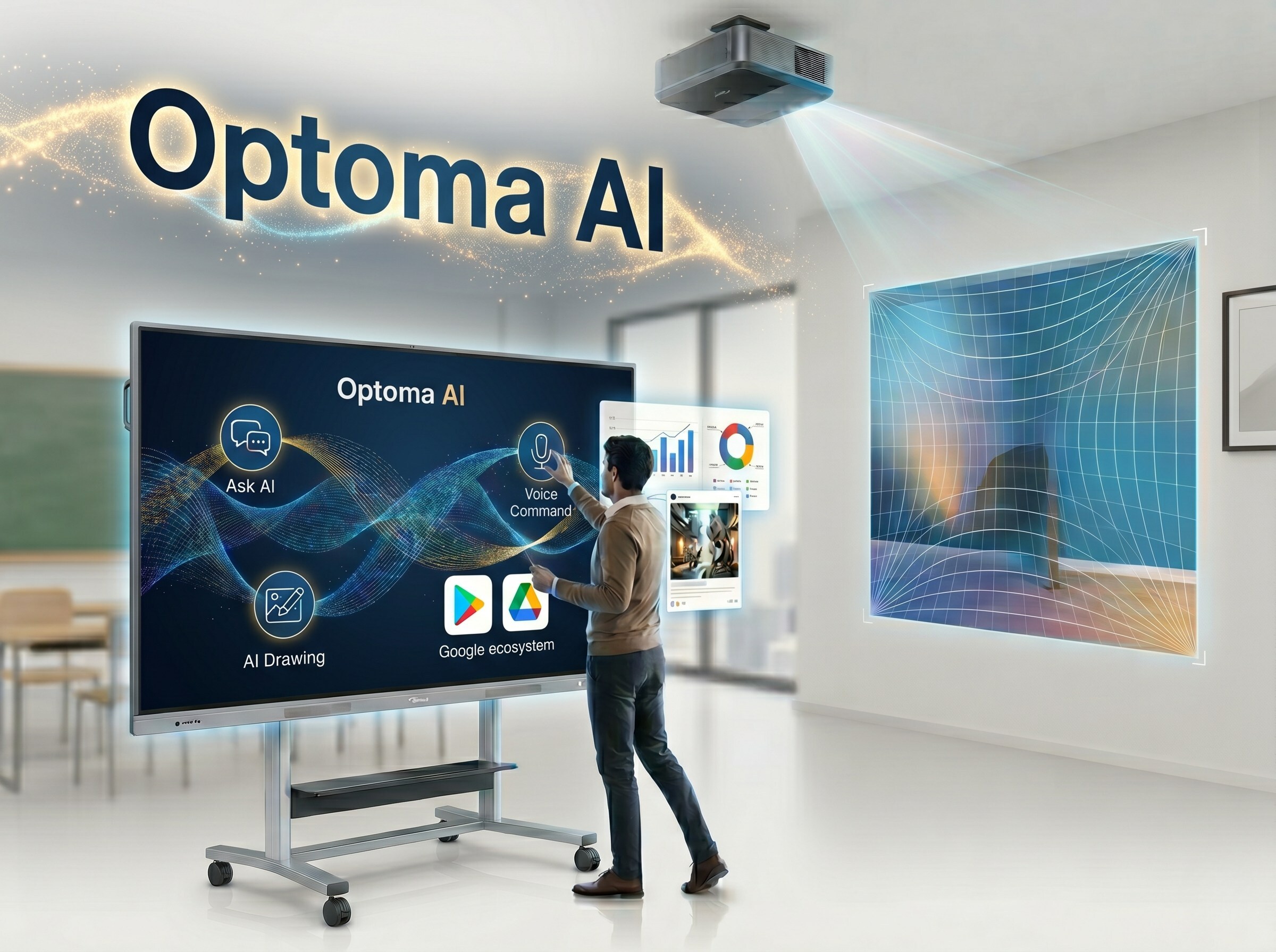 Optoma 發表最新生成式 AI 顯示方案 再塑智慧協作新標竿 - 台北郵報 | The Taipei Post