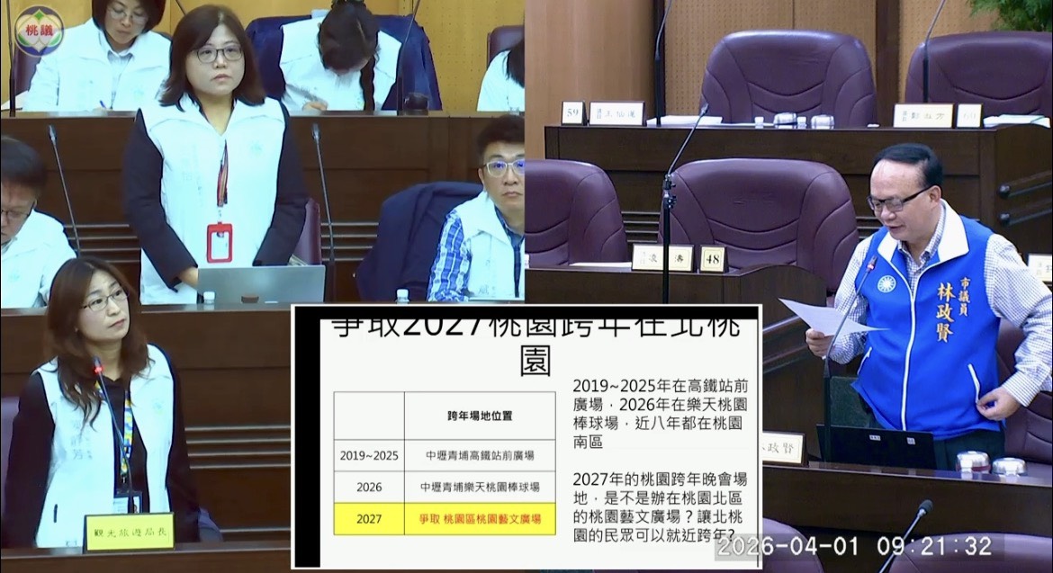 桃園高鐵站前廣場未來難借用 林政賢建議改到這辦跨年晚會 - 台北郵報 | The Taipei Post 桃園高鐵站前廣場未來難借用 林政賢建議改到這辦跨年晚會 - 台北郵報 | The Taipei Post