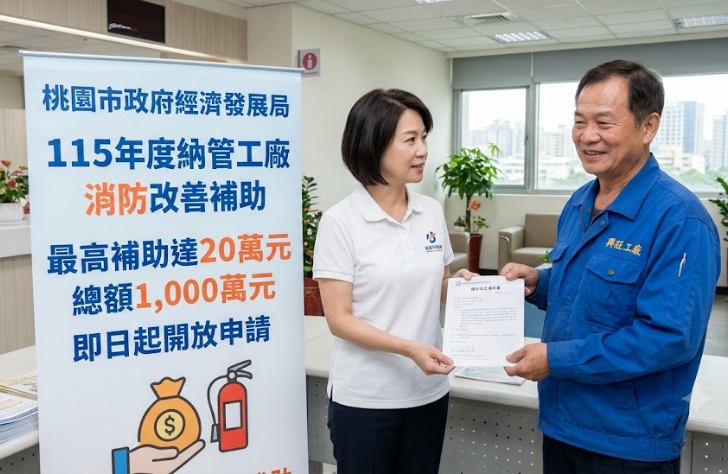 中小企業快看!桃園特定工廠消防改善最高補助20萬 - 台北郵報 | The Taipei Post 中小企業快看!桃園特定工廠消防改善最高補助20萬 - 台北郵報 | The Taipei Post