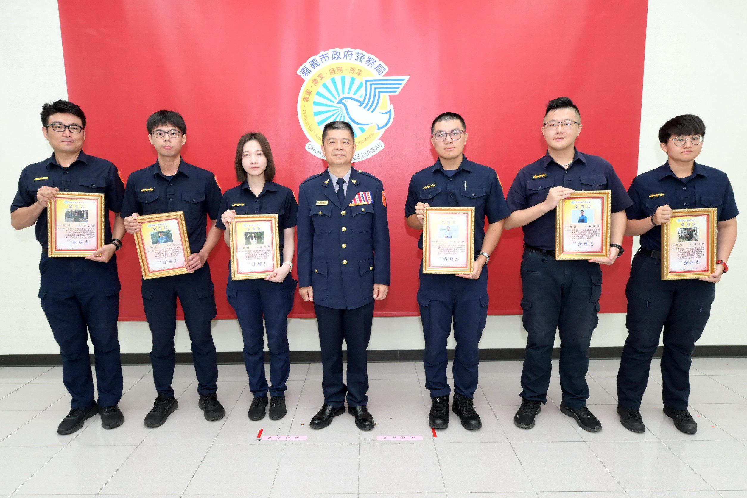 嘉市警表揚20名警力楷模　構築安全、幸福兼具宜居城市 - 台北郵報 | The Taipei Post
