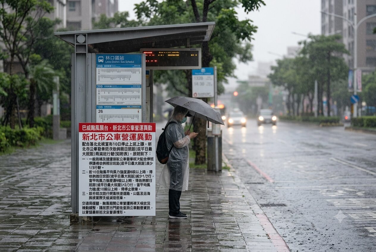 巴威颱風來襲配合停班課新北市公車將依天候狀況機動減班行駛 - 台北郵報 | The Taipei Post 巴威颱風來襲配合停班課新北市公車將依天候狀況機動減班行駛 - 台北郵報 | The Taipei Post
