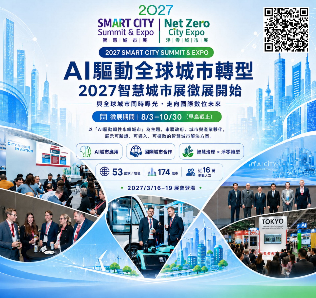 2027智慧城市展暨淨零城市展即日起受理報名 聚焦 AI City、AI機器人、Agentic AI、安全城市與能源韌性 - 台北郵報 | The Taipei Post 2027智慧城市展暨淨零城市展即日起受理報名 聚焦 AI City、AI機器人、Agentic AI、安全城市與能源韌性 - 台北郵報 | The Taipei Post