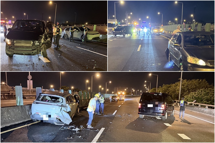影音/國5南向路段車禍 3車連環撞釀5傷 - 台北郵報 | The Taipei Post 影音/國5南向路段車禍 3車連環撞釀5傷 - 台北郵報 | The Taipei Post