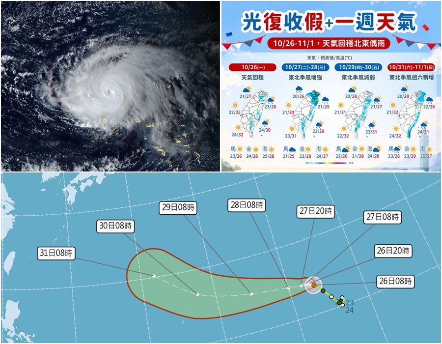 影音/20261026煙花增強為中颱 後續動態關注中 - 台北郵報 | The Taipei Post 影音/20261026煙花增強為中颱 後續動態關注中 - 台北郵報 | The Taipei Post