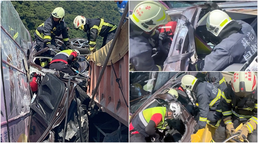 影音/5車連環撞釀多傷 1小車慘遭2大車夾擊1人無生命徵象 - 台北郵報 | The Taipei Post 影音/5車連環撞釀多傷 1小車慘遭2大車夾擊1人無生命徵象 - 台北郵報 | The Taipei Post